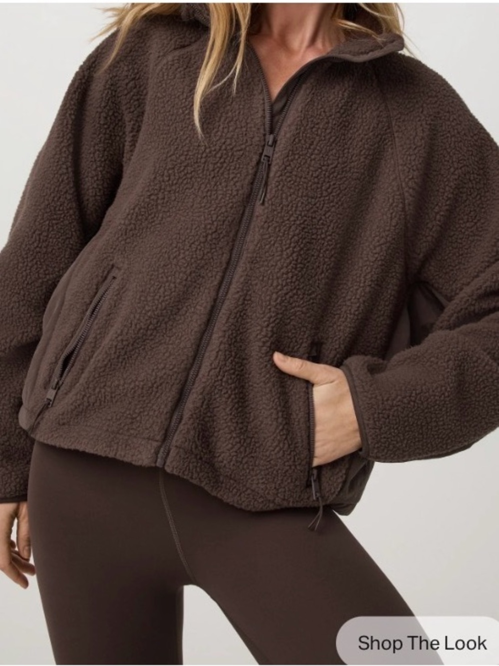 Vuori Brown Alpine Fleece Jacket